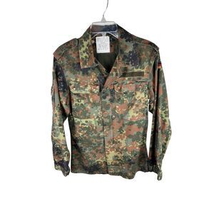 German Army Flecktarn Camo Field Shirt Bundeswehr - Small Medium